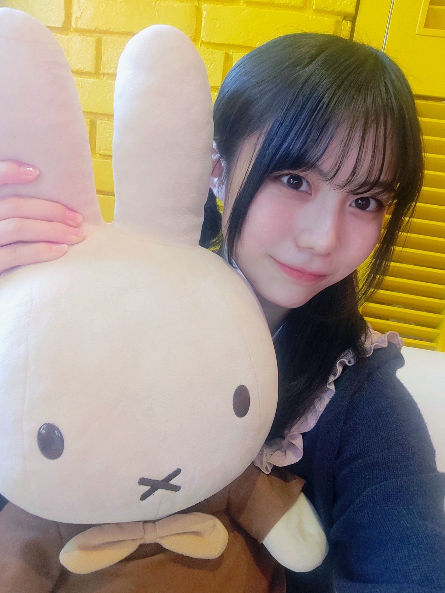Misato Tominaga with Miffy at Huis Ten Bosch