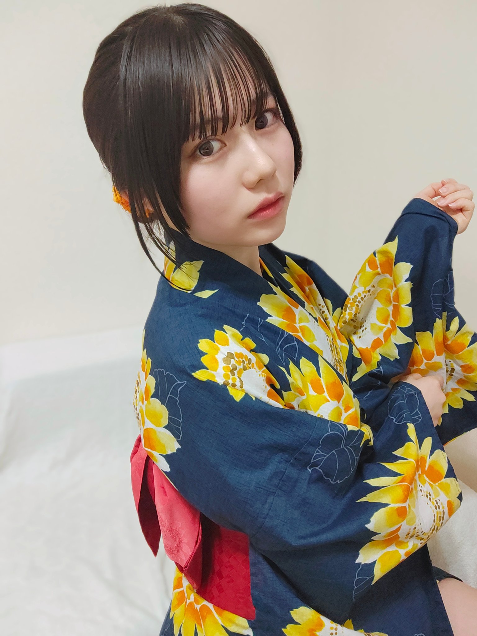 Misato Tominaga in yukata (2025)